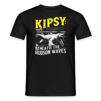 Hudson River Monster Kipsy Kryptozoologie Kryptid - Männer T-Shirt - Schwarz - Vorne - AI Model Male 178 light (178cm)