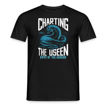 Hudson River Monster Kipsy Kryptozoologie Kryptid - Männer T-Shirt - Schwarz - Vorne - AI Model Male 178 light (178cm)