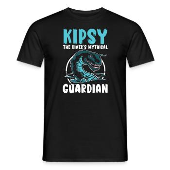 Hudson River Monster Kipsy Kryptozoologie Kryptid - Männer T-Shirt - Schwarz - Vorne - AI Model Male 178 light (178cm)