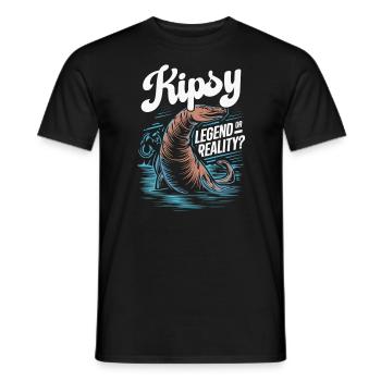 Hudson River Monster Kipsy Kryptozoologie Kryptid - Männer T-Shirt - Schwarz - Vorne - AI Model Male 178 light (178cm)