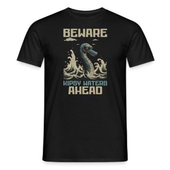 Hudson River Monster Kipsy Kryptozoologie Kryptid - Männer T-Shirt - Schwarz - Vorne - AI Model Male 178 light (178cm)
