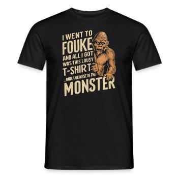 Fouke Monster Southern Sasquatch Cryptozoologie - T-shirt homme - noir - Devant - AI Model Male 178 light (178cm)