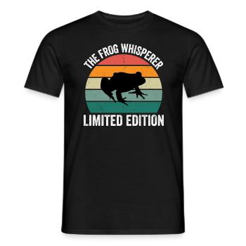 The Frog Whisperer - Männer T-Shirt - Schwarz - Vorne - AI Model Male 178 light (178cm)