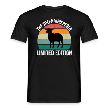 The Sheep Whisperer - Men's T-Shirt - black - Front - AI Model Male 178 light (178cm)