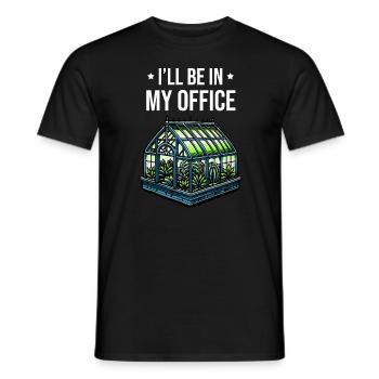 I'll Be In My Office - Gardening - Männer T-Shirt - Schwarz - Vorne - AI Model Male 178 light (178cm)