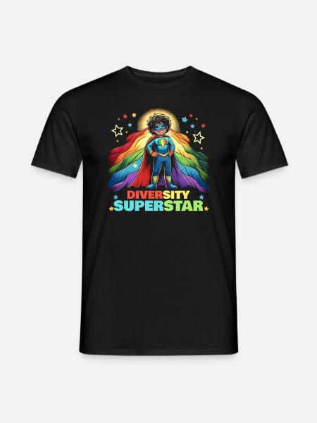AuDHD Autism ADHD Autistic Spectrum Neurodiversity - Men's T-Shirt - black