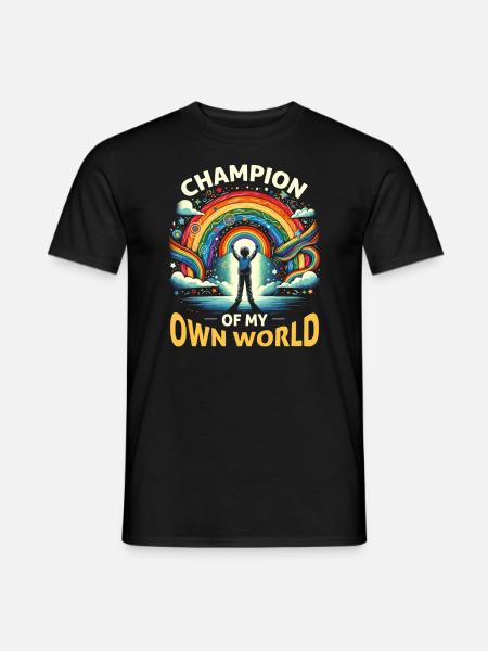 AuDHD Autisme ADHD Autistisk spektrum Neurodiversitet - Mænd T-shirt - sort