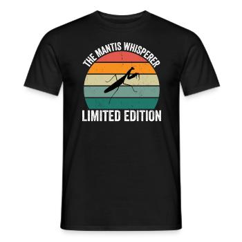 Le murmure de la mante - T-shirt homme - noir - Devant - AI Model Male 178 light (178cm)