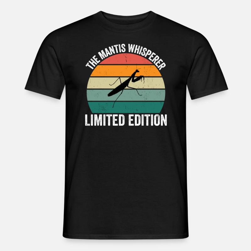 The Mantis Whisperer - Männer T-Shirt - Schwarz