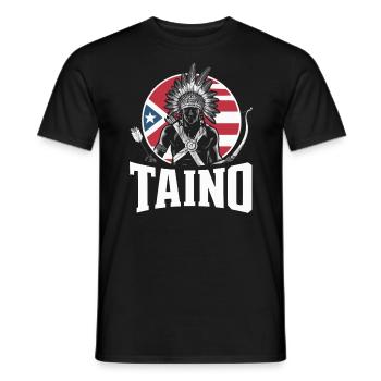 Taino-Indianer Puerto Rico Boricua Puerto-Ricaner - Männer T-Shirt - Schwarz - Vorne - AI Model Male 178 light (178cm)