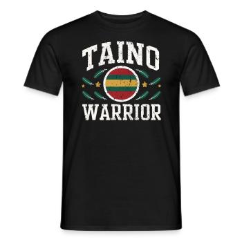Taino Indian Puerto Rico Boricua Puerto Rican - Men's T-Shirt - black - Front - AI Model Male 178 light (178cm)