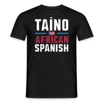 Taino Indian Puerto Rico Boricua Puerto Rican - Men's T-Shirt - black - Front - AI Model Male 178 light (178cm)