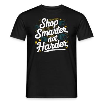 Dropshipping-Geschäft E-Commerce-Unternehmer - Männer T-Shirt - Schwarz - Vorne - AI Model Male 178 light (178cm)