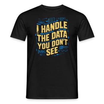 Backend-Entwickler Programmierung Softwareprogrammierer - Männer T-Shirt - Schwarz - Vorne - AI Model Male 178 light (178cm)
