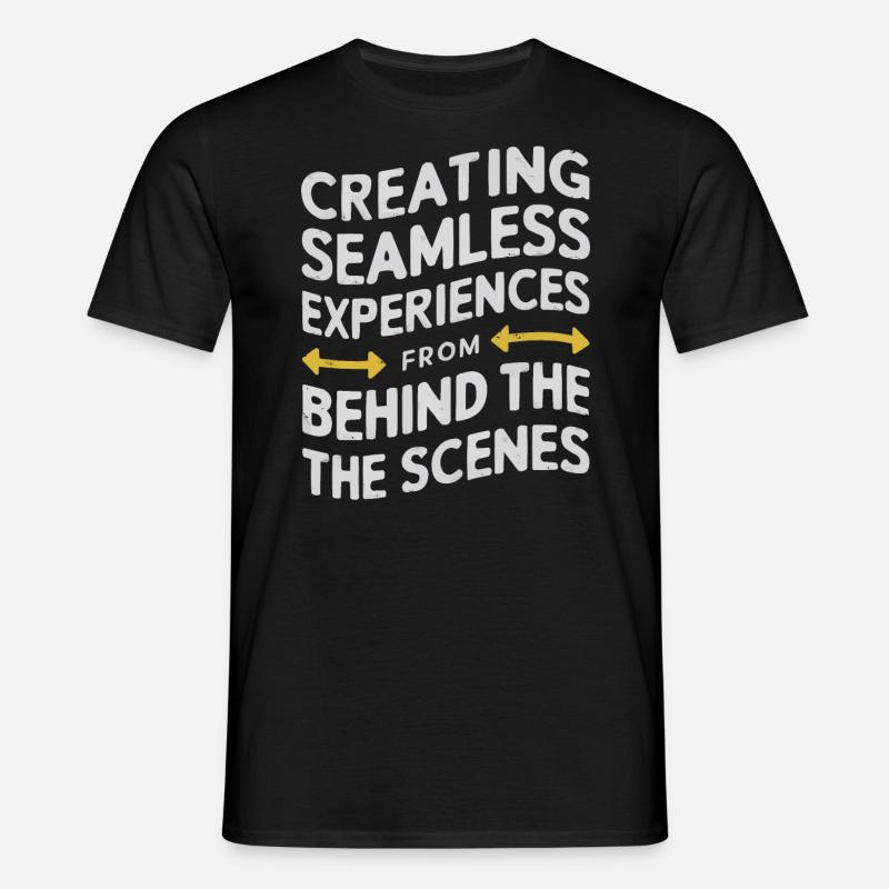 Backend-Entwickler Programmierung Softwareprogrammierer - Männer T-Shirt - Schwarz