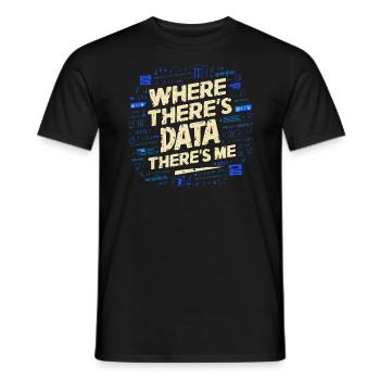 Backend-Entwickler Programmierung Softwareprogrammierer - Männer T-Shirt - Schwarz - Vorne - AI Model Male 178 light (178cm)