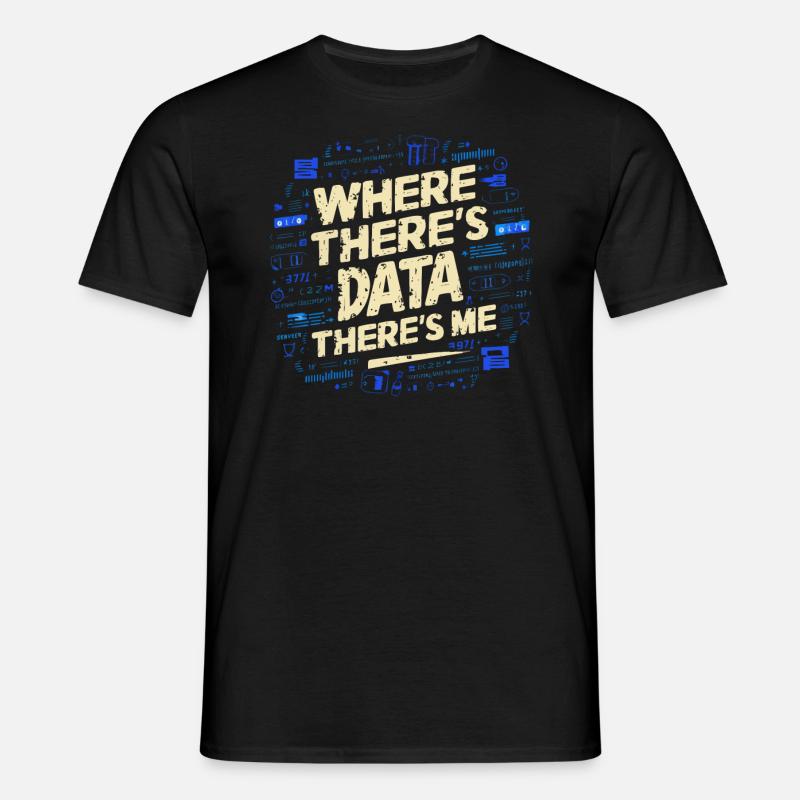 Backend-Entwickler Programmierung Softwareprogrammierer - Männer T-Shirt - Schwarz