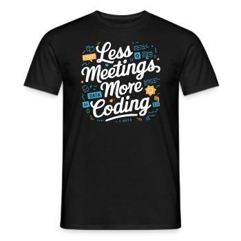 Backend-Entwickler Programmierung Softwareprogrammierer - Männer T-Shirt - Schwarz - Vorne - AI Model Male 178 light (178cm)