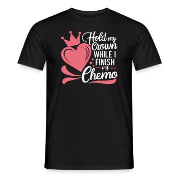 Mois de la sensibilisation au cancer du sein Pink Ribbon Chemo - T-shirt homme - noir - Devant - AI Model Male 178 light (178cm)