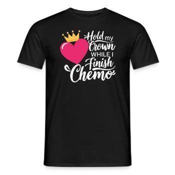 Mois de la sensibilisation au cancer du sein Pink Ribbon Chemo - T-shirt homme - noir - Devant - AI Model Male 178 light (178cm)