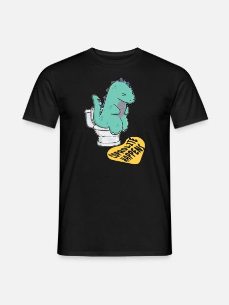 Coprolite Happens Coprolite Fossils - Men's T-Shirt - black