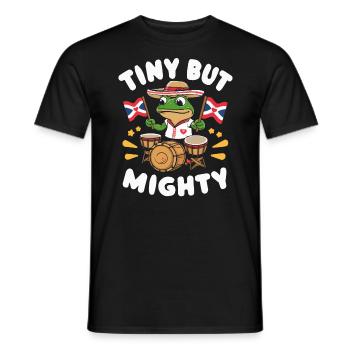 Coqui Frog Puerto Rico Pride Boricua Puerto Rican - Men's T-Shirt - black - Front - AI Model Male 178 light (178cm)
