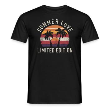 Summer Love Limited Edition - Männer T-Shirt - Schwarz - Vorne - AI Model Male 178 light (178cm)