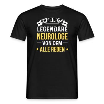 Ich Bin Dieser Legendäre Neurologe - Männer T-Shirt - Schwarz - Vorne - AI Model Male 178 light (178cm)