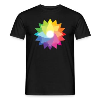 Farben Kunst Farbenrad Künstler Kreativ - Männer T-Shirt - Schwarz - Vorne - AI Model Male 178 light (178cm)