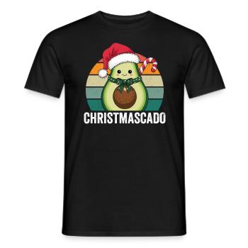 Christmascado - Vintage Sunset - Men's T-Shirt - black - Front - AI Model Male 178 light (178cm)