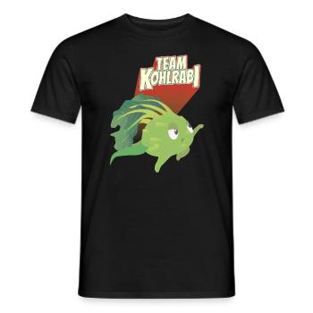 Équipe de chou-rave Légumes Vegan - T-shirt homme - noir - Devant - AI Model Male 178 light (178cm)