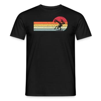 Breakdancing - Men's T-Shirt - black - Front - AI Model Male 178 light (178cm)