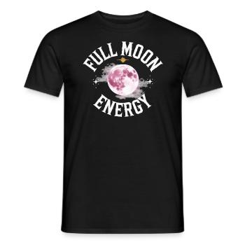 Kosmische Energie Lebensenergie Universelle Kraft - Männer T-Shirt - Schwarz - Vorne - AI Model Male 178 light (178cm)