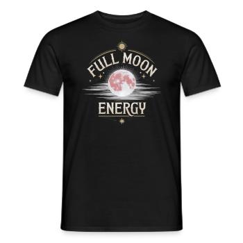Kosmische Energie Lebensenergie Universelle Kraft - Männer T-Shirt - Schwarz - Vorne - AI Model Male 178 light (178cm)
