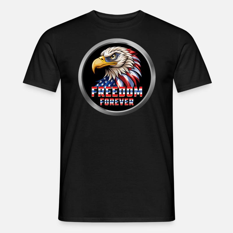 Eagle Animal Freedom - Men’s T-shirt - black