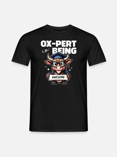 OX PERT IN BEING AWESOME - Men's T-Shirt - black