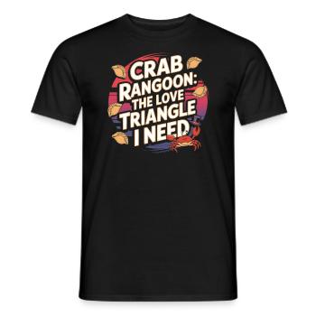 Krabben Rangun Liebhaber Amerikanisch Chinesisch Meeresfrüchte - Männer T-Shirt - Schwarz - Vorne - AI Model Male 178 light (178cm)