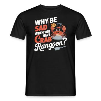 Krabben Rangun Liebhaber Amerikanisch Chinesisch Meeresfrüchte - Männer T-Shirt - Schwarz - Vorne - AI Model Male 178 light (178cm)
