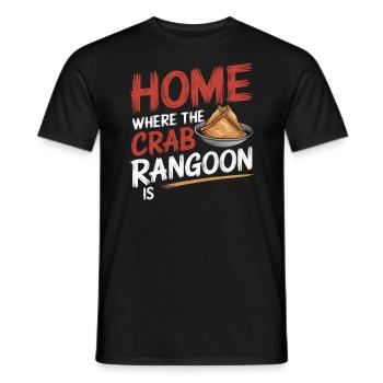 Krabben Rangun Liebhaber Amerikanisch Chinesisch Meeresfrüchte - Männer T-Shirt - Schwarz - Vorne - AI Model Male 178 light (178cm)