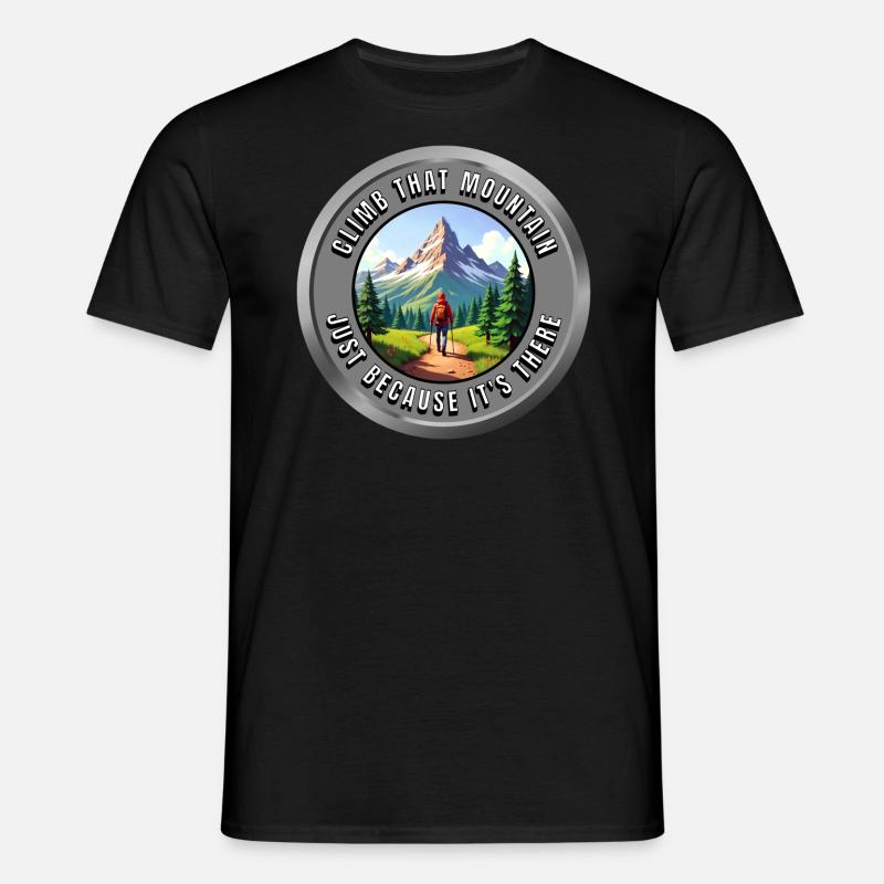 Climb that Mountain - Men's T-Shirt - black