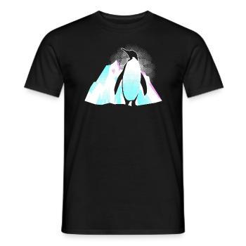 Pingouin - T-shirt homme - noir - Devant - AI Model Male 178 light (178cm)