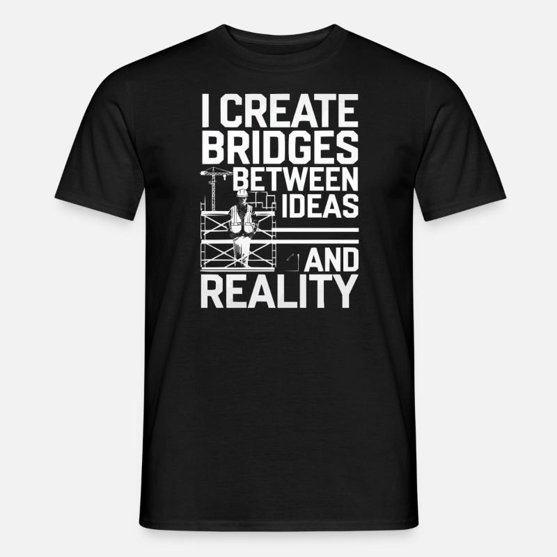 Tragwerksplaner Beruf Tragwerksplanung - Männer T-Shirt - Schwarz