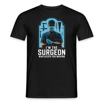 Orthopedic Surgeon Medical Medicine Orthopaedic - Men's T-Shirt - black - Front - AI Model Male 178 light (178cm)