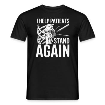 Orthopädischer Chirurg Medizin Medizin Orthopädie - Männer T-Shirt - Schwarz - Vorne - AI Model Male 178 light (178cm)