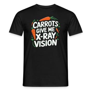 Healthy Eating Habits For Children Eat Green - Men's T-Shirt - black - Front - AI Model Male 178 light (178cm)