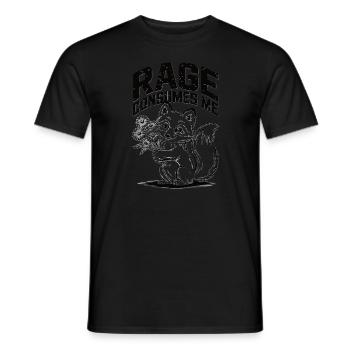 Rage Consumes Me Fuchs - Männer T-Shirt - Schwarz - Vorne - AI Model Male 178 light (178cm)