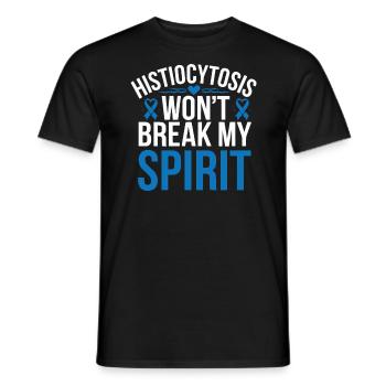 Histiozytose Bewusstsein Blutkrankheit Blaues Band - Männer T-Shirt - Schwarz - Vorne - AI Model Male 178 light (178cm)