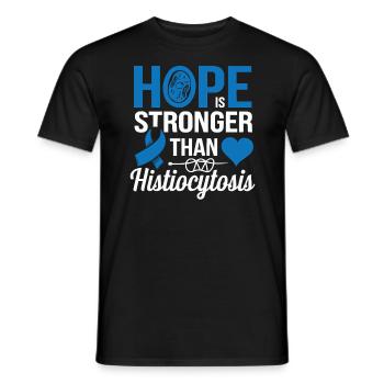 Histiozytose Bewusstsein Blutkrankheit Blaues Band - Männer T-Shirt - Schwarz - Vorne - AI Model Male 178 light (178cm)