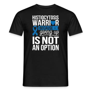 Histiozytose Bewusstsein Blutkrankheit Blaues Band - Männer T-Shirt - Schwarz - Vorne - AI Model Male 178 light (178cm)