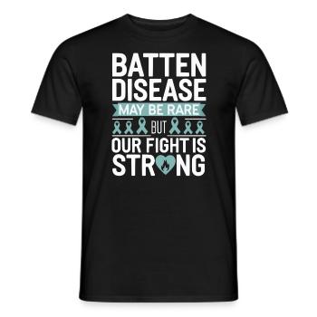 Batten Disease Awareness Disease Disorder - Men's T-Shirt - black - Front - AI Model Male 178 light (178cm)